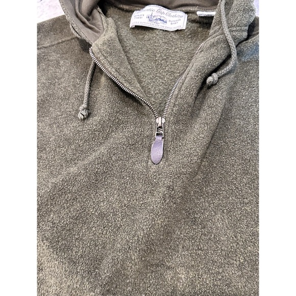 Authentic Gap Clothing Men's Green Pullover 1/4 Zip Sweatshirt Hoodie Size Small - Picture 4 of 10